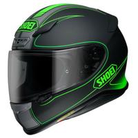 Casco Shoei NXR Flagger  TC-4 Nero Verde, NUOVO