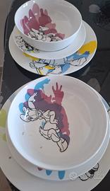servizio piatti walt disney 36 pezzi