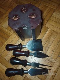 ceppo set 4 coltelli formaggio