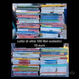 lotto di oltre 100 libri di testo scolastici 2010