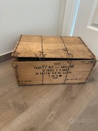 Casette mettaliche porta munizioni
