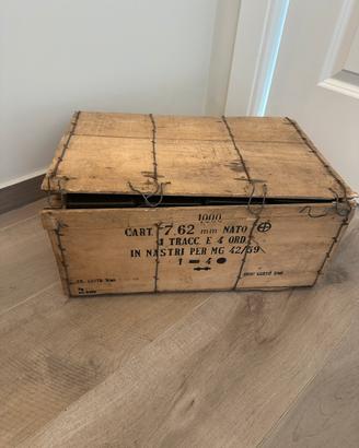 Casette mettaliche porta munizioni