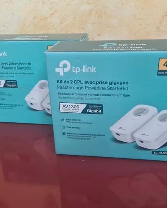 2 kit Powerline TPLink AV1300 (Modello TL-PA8