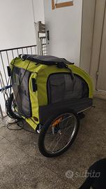 trasportino per bici per cane