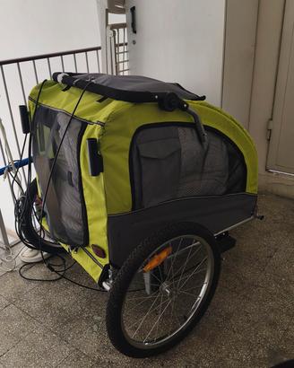 trasportino per bici per cane