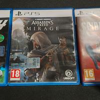 tre giochi PlayStation 5