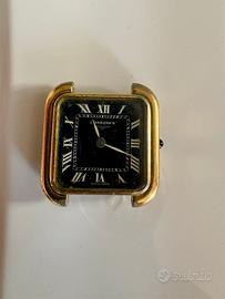 Orologio Longines Vintage Quadrante Nero placc.Oro