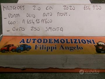 Pompa olio mercedes 2.0 cdi 2020