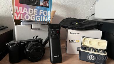 Sony ZV-E10 + 16-50 + Grip Sony + Lark M2