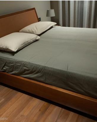 letto matrimoniale con contenitore 