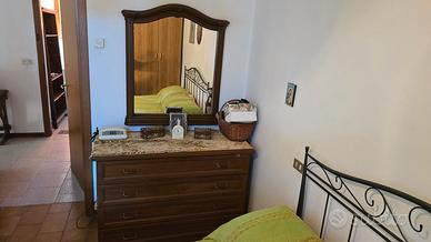 Cassettiera e Specchio Vintage - 126x53cm