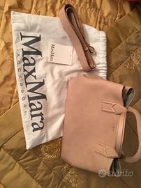 Borsa a mano o tracolla Max Mara rosa cipria