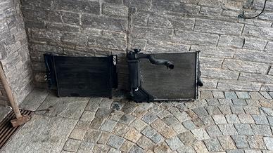 radiatore acqua e condensatore clima bmw serie 3