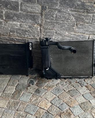 radiatore acqua e condensatore clima bmw serie 3