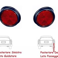 SET 2 FANALINO CATARIFRANGENTE PER L200 1996 2005 