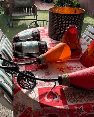 Applique e piantane stile etnico