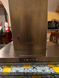 Cappa Faber con inserto in vetro