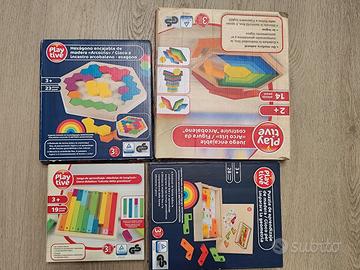 Set giochi in legno