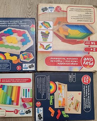 Set giochi in legno