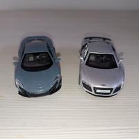 Lotto 2 modellini Welly MC Laren 675 + Audi R8 