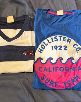Lotto 2 T-Shirt Hollister Taglia M