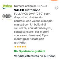 Kit completo frizione Ford Firdta 1400TDCI