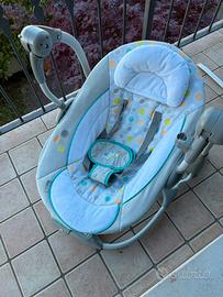 Sdraietta ingenuity neonato con dondolo e melodia