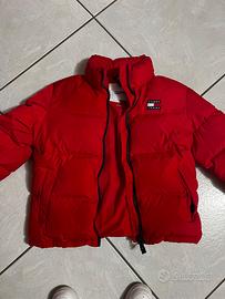 Giacca Tommy Jeans rossa da donna XS