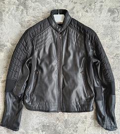 giubbotto biker uomo M ecopelle e tessuto