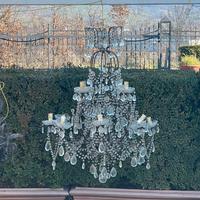 Lampadario in vetro 12 braccia