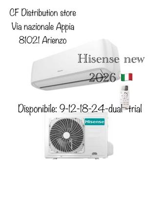 Condizionatori HiSense new 2026 9-12-18-24-dual
