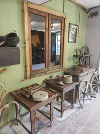 Lotto restauro oggetti antichi da campagna
