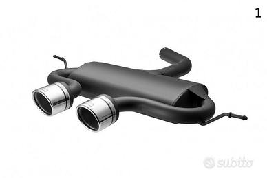 Scarico sportivo acciai Golf 5/6 R32 look scirocco