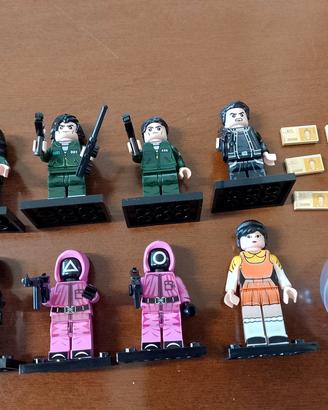 8 minifigure compatibili lego squid game 