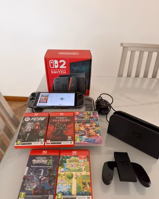 Nintendo Switch 2 + 5 Giochi fisici