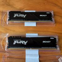 16GB RAM DDR4 Kingston FURY Beast 3200MHz CL16 (Ki