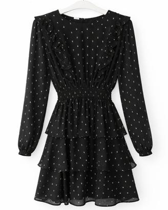 Vestito nero fantasia – elegante i Do