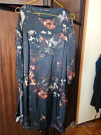 Malloni vestito elegante seta tg 42 it