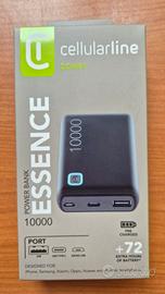 Powerbank Cellularline 10000  – Nuovo (sigillato)