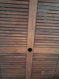 Tavolo rettangolare  da esterno in legno 