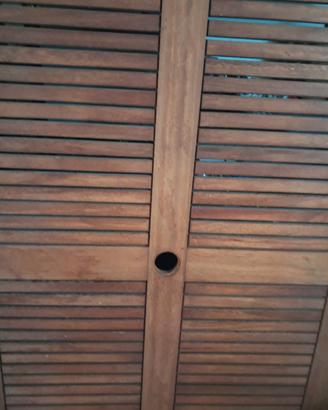 Tavolo rettangolare  da esterno in legno 
