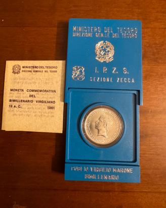 Moneta da 500 Lire d’argento FDC 1981