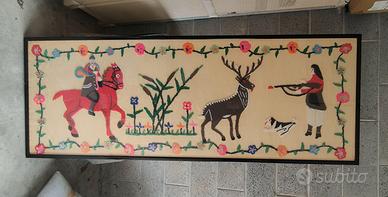 Quadro scena di caccia