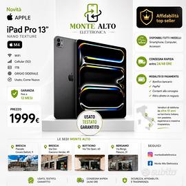 IPAD PRO 13" M4 (2024) 1TB PARI AL NUOVO