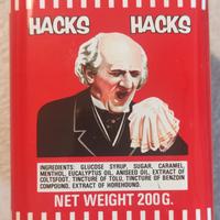 Scatola di latta anni '70 caramelle Hacks