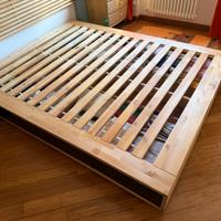 Letto matrimoniale cassettone mandal