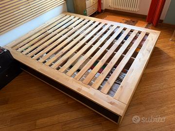 Letto matrimoniale cassettone mandal