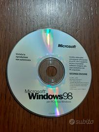 Cd originale Windows 98 Seconda Edizione