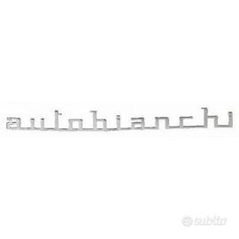 Scritta Emblema Targhetta auto Autobianchi