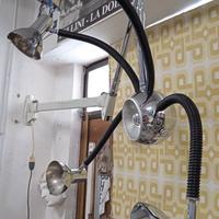 Lampada a parete braccio snodo anni 70